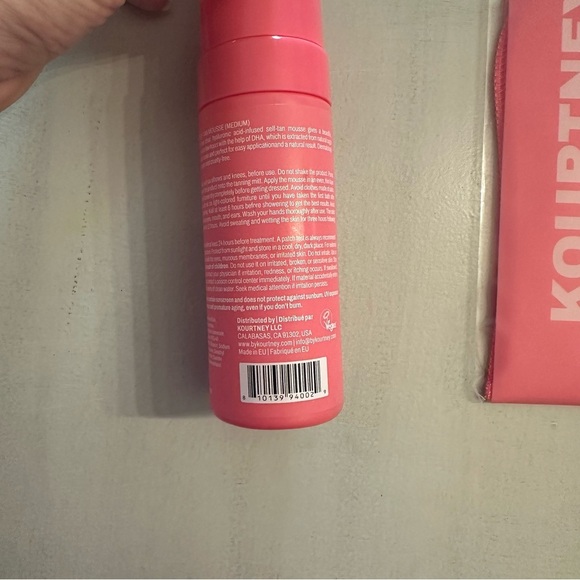 Kourtney Kellar Medium Clear Self-Tan & Instant Mousse w/ Application Mitt NWT - Picture 5 of 7